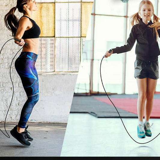 PVC Adjustable Skipping Rope – Tangle-Free Speed Jump Rope with Non-Slip Handles | Ideal for Cardio, Boxing, MMA, HIIT, and Home Fitness Workouts for Men, Women & Kids