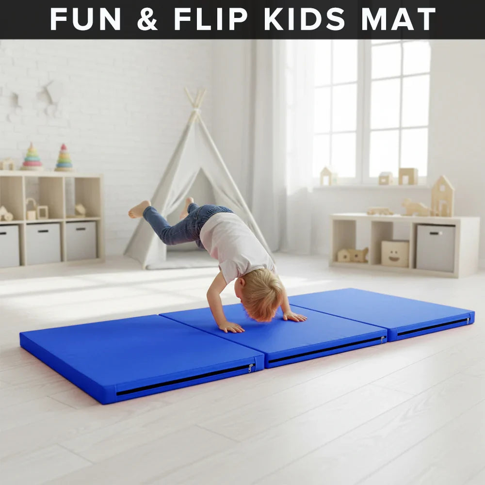 Tri Fold Gym Mat with 5cm Thick Foam