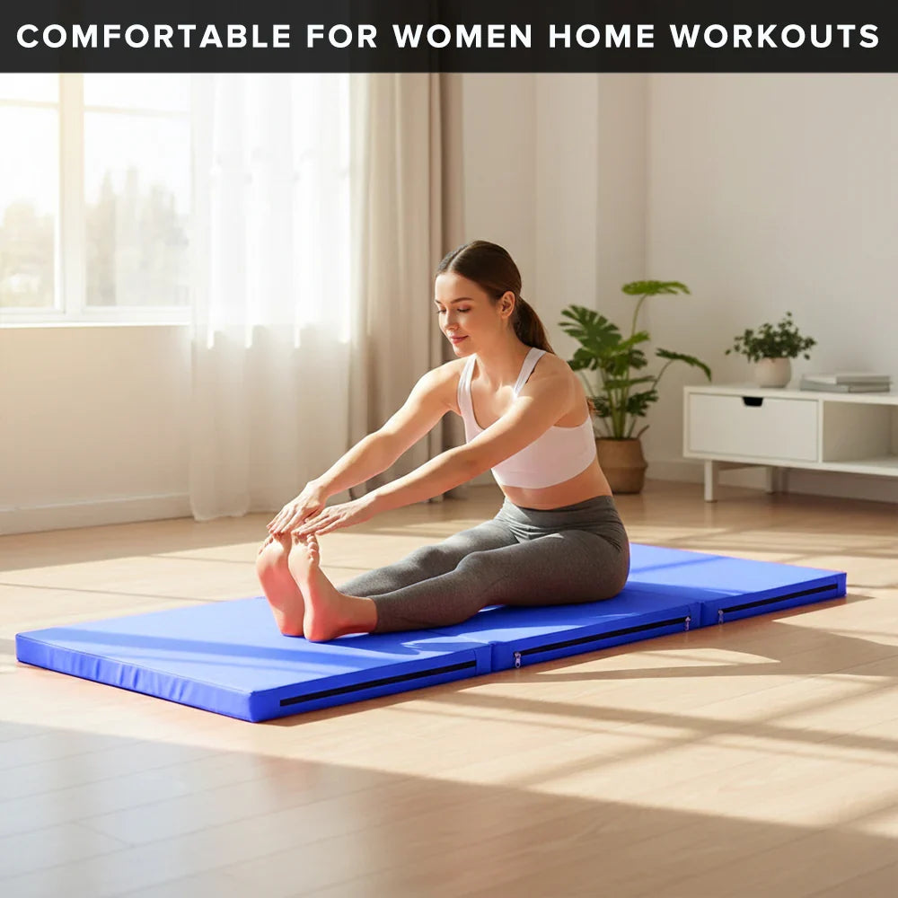 Tri Fold Gym Mat with 5cm Thick Foam