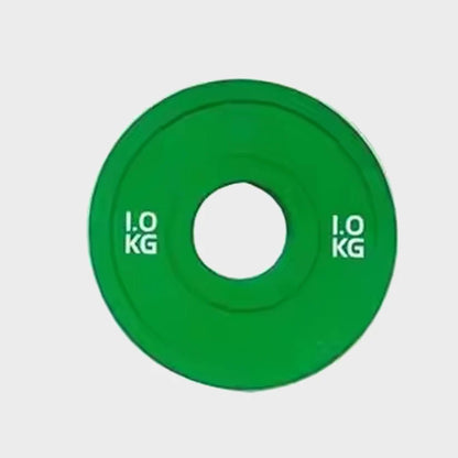 Color Coded Olympic Bumper Plate, Fractional Weight Plates for Cross Training & Strength Workouts, Durable Rubber Construction, Easy ID for Home Gym