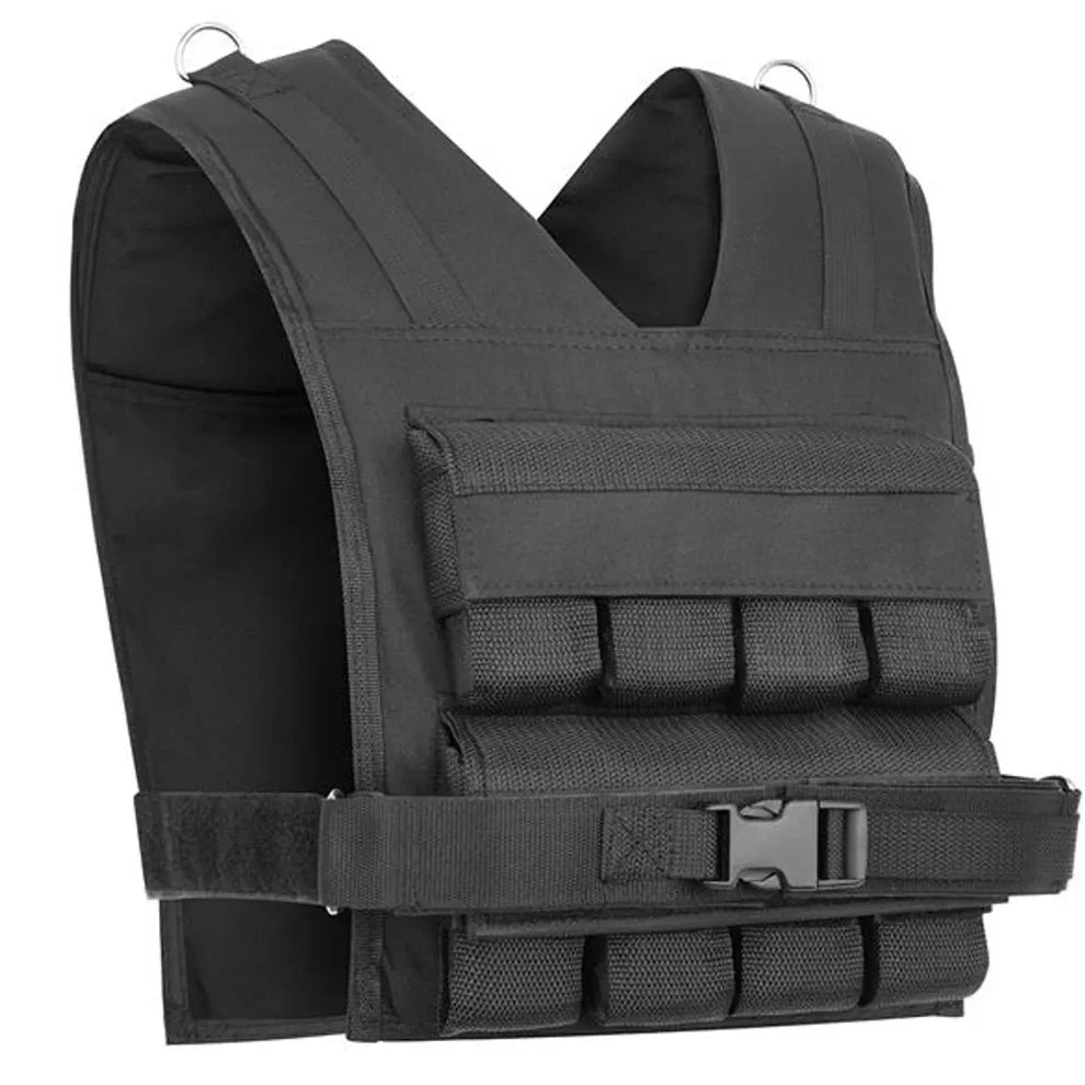 Weighted vest with white background